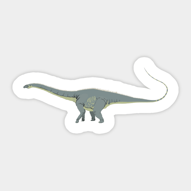 Diplodocus Dinosaur Sticker by NorseTech